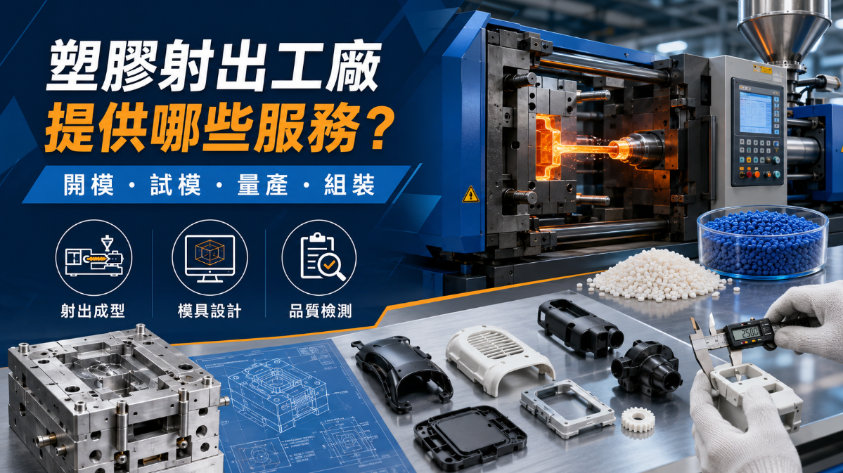 塑膠射出工廠怎麼選？從塑膠加工、模具開發到量產品質